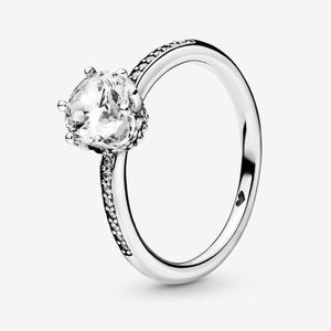 💍 Pandora Clear Sparkling Crown Solitaire Ring 💍